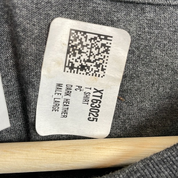 Port And Company Fan Favorite Short Sleeve Mens L Pullover Stretch Gray T Shirt - Picture 8 of 9